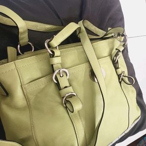 Lime Green Coach Handbag.  Like New